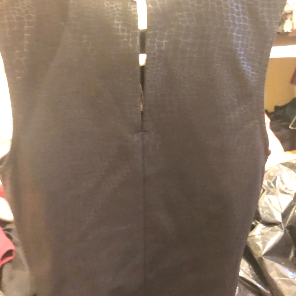 Black vest shirt
